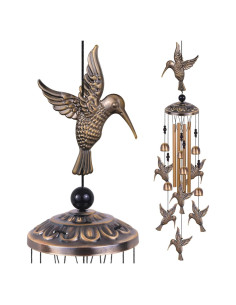 Campanas de Viento de Bronce Solawindchime Colibrí 89 cm