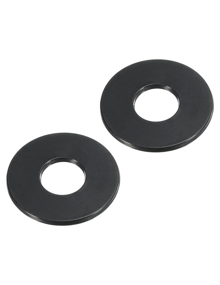 Placa de Arandela de Interruptor Guitarra Eléctrica MECCANIXITY 34mm Negro 2pcs Placa de Arandela de Interruptor Guitarra Eléctrica MECCANIXITY 34mm Negro 2pcs