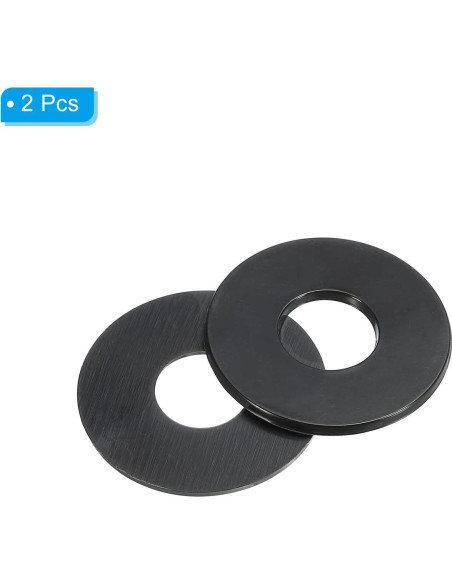 Placa de Arandela de Interruptor Guitarra Eléctrica MECCANIXITY 34mm Negro 2pcs Placa de Arandela de Interruptor Guitarra Eléctrica MECCANIXITY 34mm Negro 2pcs
