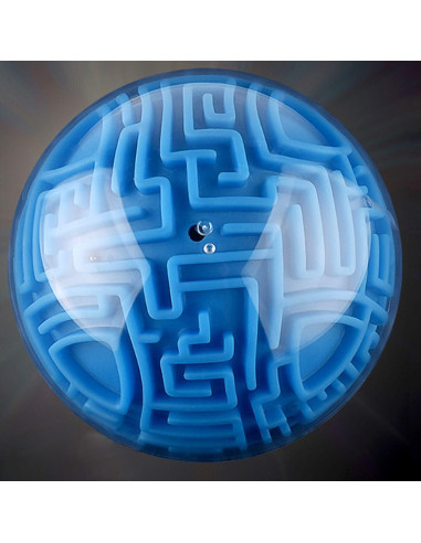 Puzzle de Bola de Laberinto 3D ALaLatois Azul 10 cm Juguete Educativo