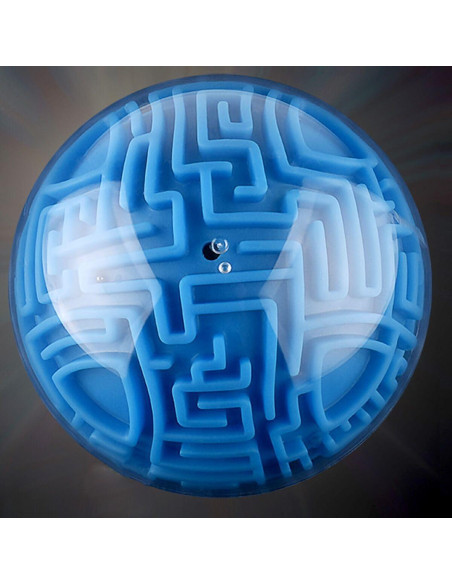Puzzle de Bola de Laberinto 3D ALaLatois Azul 10 cm Juguete Educativo Puzzle de Bola de Laberinto 3D ALaLatois Azul 10 cm Juguete Educativo
