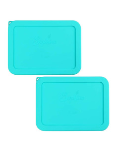 Cubiertas de Silicona Rectangulares 3 Tazas SOPHICO Menta 2 Pzas
