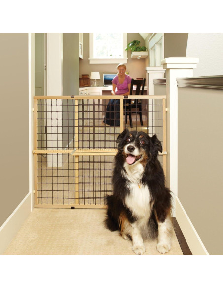 Puerta para Perros MyPet 31 cm Alta 74.93-127 cm Ancha Puerta para Perros MyPet 31 cm Alta 74.93-127 cm Ancha