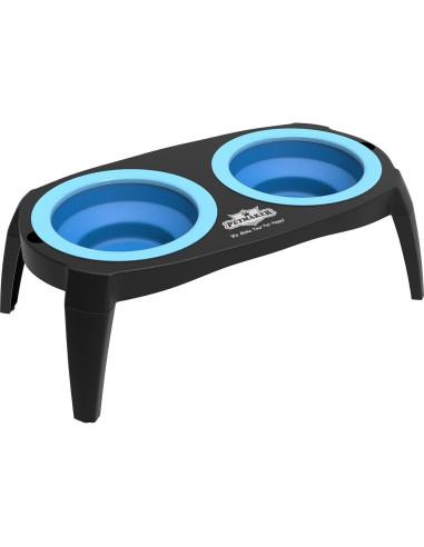 Cuencos Elevados para Mascotas PETMAKER - Antideslizante 473ml