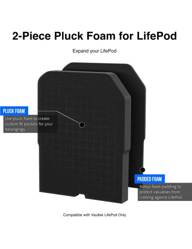 Estuche de Viaje Impermeable VAULTEK LifePod con Espuma Desprendible
