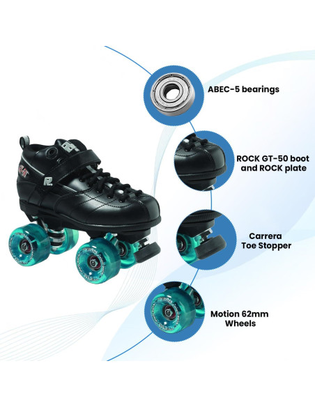 Patines Sure Grip GT50 Motion 62mm Unisex - Comodidad y Estilo Patines Sure Grip GT50 Motion 62mm Unisex - Comodidad y Estilo
