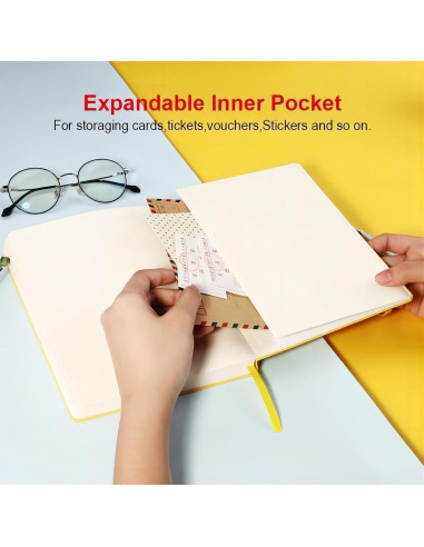Cuaderno POPRUN A5 Tapa Dura Rayado Negro 240 Páginas
