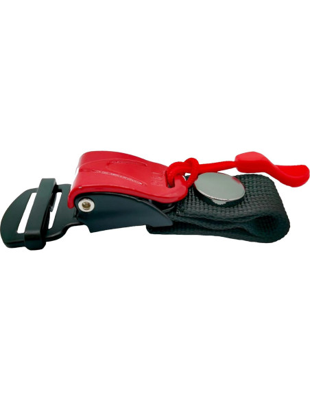 Kit de Hebilla de Liberación Rápida ZYRELYNX para Casco - Rojo Metal Kit de Hebilla de Liberación Rápida ZYRELYNX para Casco - Rojo Metal