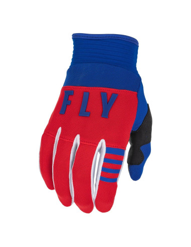 Guantes de Motocross Fly Racing F-16 Juvenil 3X-Pequeño Rojo/Blanco/Azul