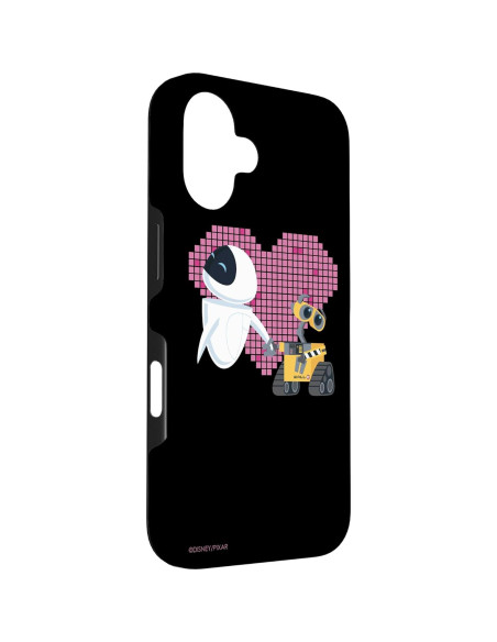 Funda de teléfono WALL-E y Eve Disney Pixar para iPhone 16 Funda de teléfono WALL-E y Eve Disney Pixar para iPhone 16