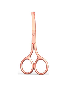 Tijeras Pequeñas AsonTao para Cejas y Vello Nasal - Dorado