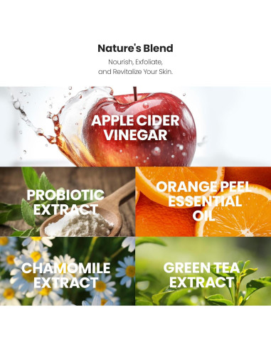 Limpiador Facial Natural AppleBiotic 2x30ml Vinagre de Sidra