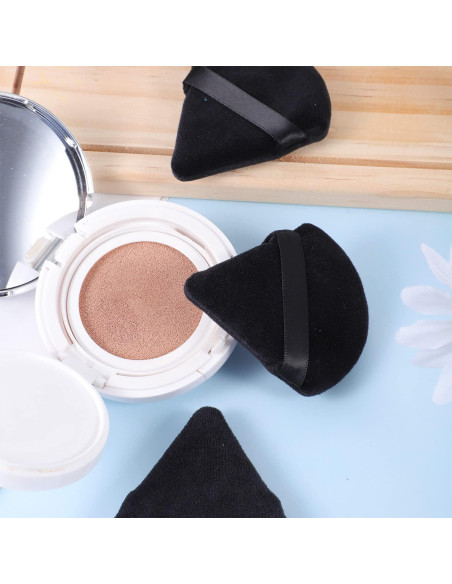 Puff de Maquillaje Pimoys 15 Piezas Triángulo Negro Puff de Maquillaje Pimoys 15 Piezas Triángulo Negro