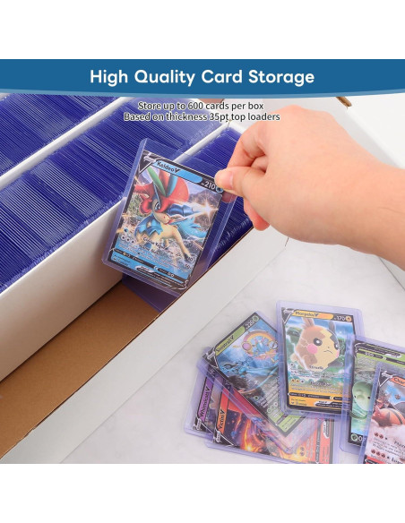 Paquete de 4 cajas de almacenamiento de cartas HIMOMO 2340 cartas Paquete de 4 cajas de almacenamiento de cartas HIMOMO 2340 cartas