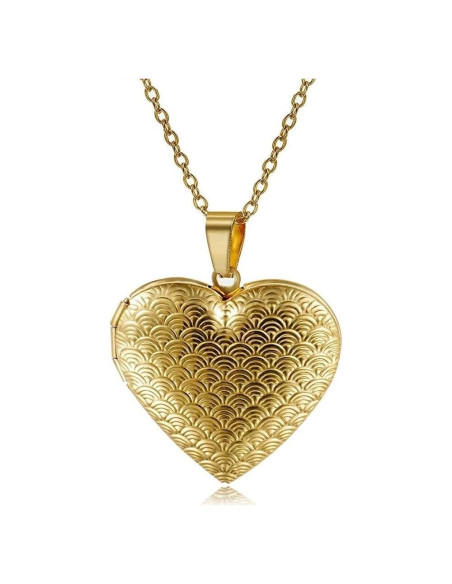 Collar Locket Vintage Floral ShuaiGe2022 para Mujeres Collar Locket Vintage Floral ShuaiGe2022 para Mujeres