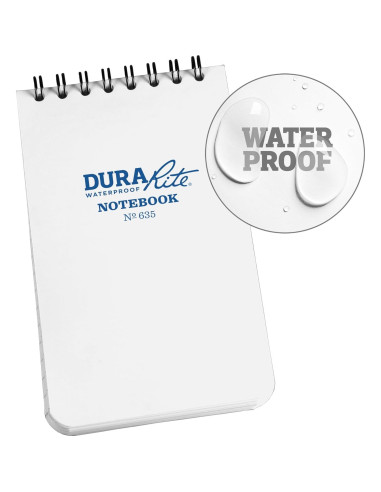 Cuaderno Impermeable Rite in the Rain DuraRite 3x5 cm Blanco