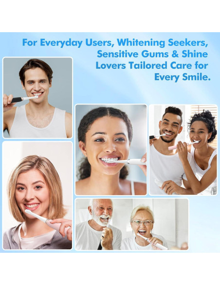 Cepillo de dientes eléctrico Keosaa ALB-817 con 8 cabezales Cepillo de dientes eléctrico Keosaa ALB-817 con 8 cabezales