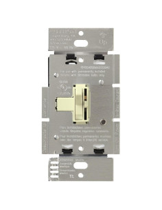 Regulador de Luz Lutron Toggler AY-603P-AL 600W Almendra