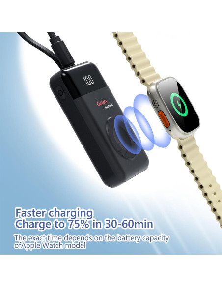Cargador Portátil Magnético 3000mAh Galeces para Apple Watch Cargador Portátil Magnético 3000mAh Galeces para Apple Watch