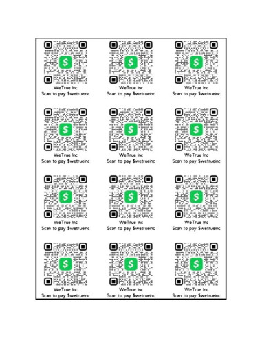 Etiquetas QR Personalizadas Genérico 12 Unidades 5 cm