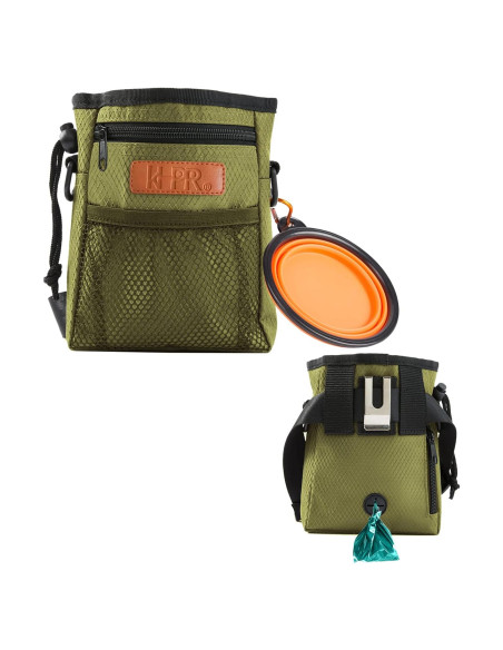 Bolsa de Entrenamiento para Perros KHPR Verde Militar Bolsa de Entrenamiento para Perros KHPR Verde Militar