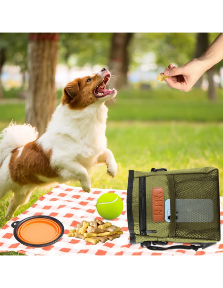 Bolsa de Entrenamiento para Perros KHPR Verde Militar Bolsa de Entrenamiento para Perros KHPR Verde Militar