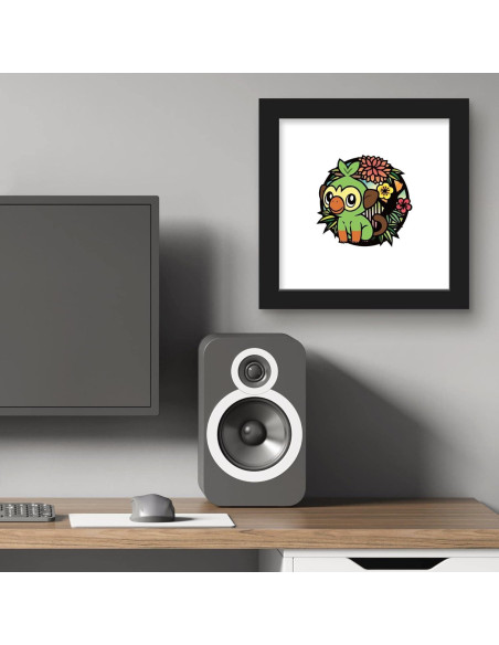 Póster de Arte de Pared Pokémon Grookey Trends 30.48x30.48cm Póster de Arte de Pared Pokémon Grookey Trends 30.48x30.48cm