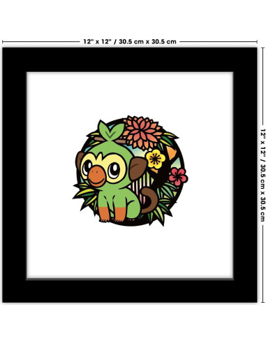 Póster de Arte de Pared Pokémon Grookey Trends 30.48x30.48cm