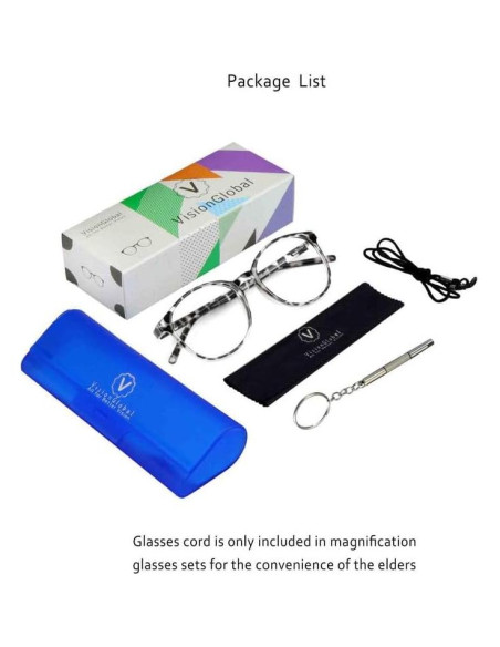 Gafas Anti Luz Azul VisionGlobal para Hombres y Mujeres - Marco Ovalado Gafas Anti Luz Azul VisionGlobal para Hombres y Mujeres - Marco Ovalado