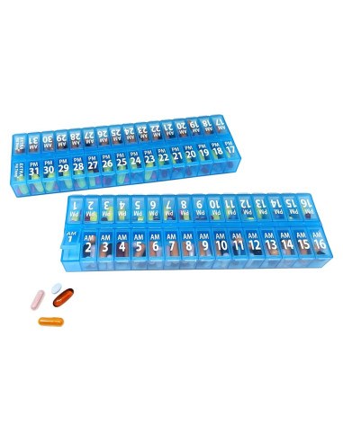 Juego Organizador de Pastillas AM PM Pill Thing - 31 Días