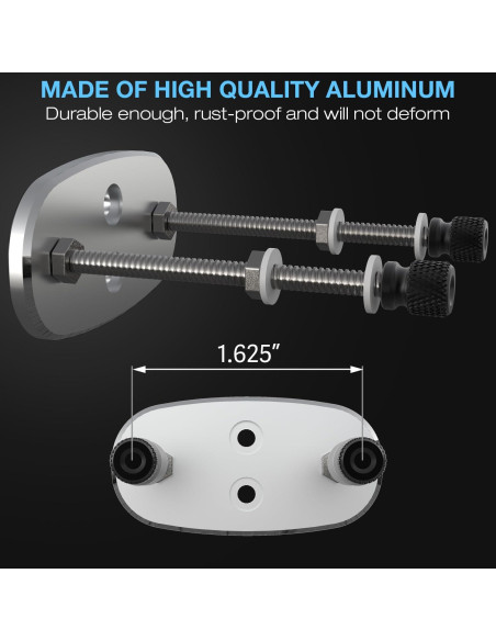 Soporte de Pared para Skate ezbnb 8 Paquetes Aluminio Plata Soporte de Pared para Skate ezbnb 8 Paquetes Aluminio Plata