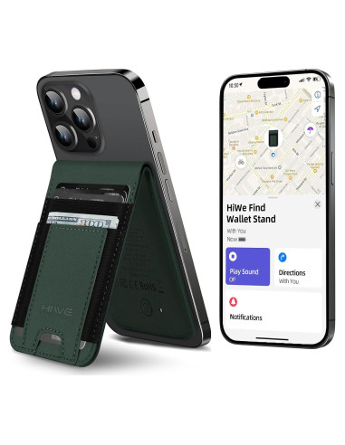 Billetera Magnética HiWe con Find My para iPhone 16/15/14/13/12
