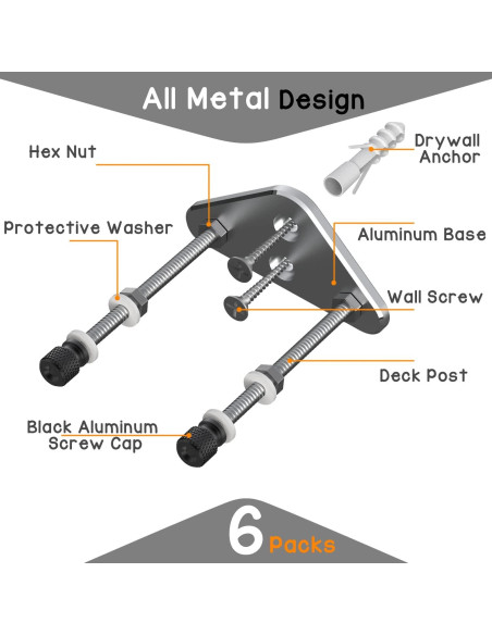 Soporte de Pared para Skateboard Aluminio 6 Paquetes Plata Soporte de Pared para Skateboard Aluminio 6 Paquetes Plata