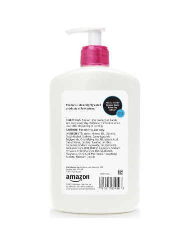 Loción Corporal Amazon Basics para Piel Extra Seca 473 ml