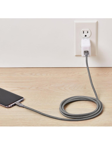 Cable de Carga Rápida USB-C a USB-A 1.8m Amazon Basics