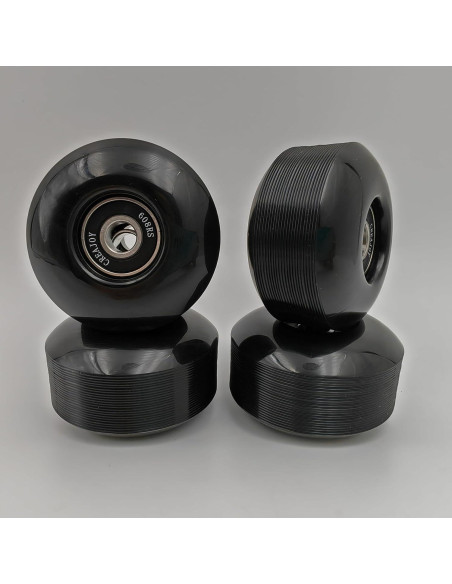 Ruedas de Skateboard CREAJOY 52mm 95A Set de 4 Negro Ruedas de Skateboard CREAJOY 52mm 95A Set de 4 Negro