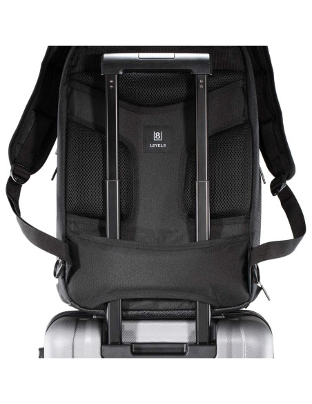 Mochila para Laptop LEVEL8 15.6" Unisex Negra - Acolchada Mochila para Laptop LEVEL8 15.6" Unisex Negra - Acolchada