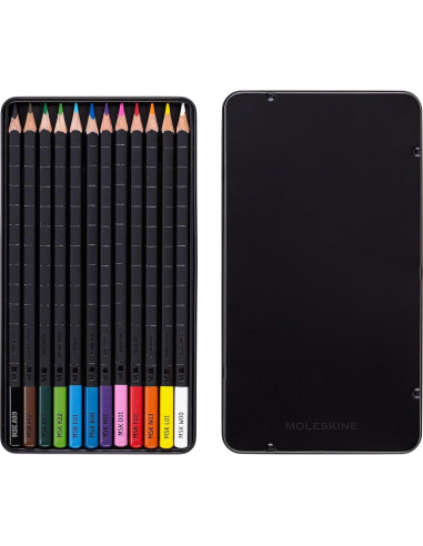Juego de Lápices de Color Clásicos Moleskine 12 Colores