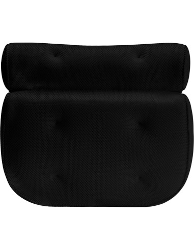 Almohada de Baño Empava con Soporte Ergonómico Negra