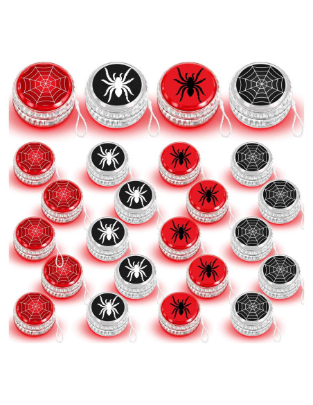Conjunto de 24 Yoyos LED Araña Liliful para Fiesta Conjunto de 24 Yoyos LED Araña Liliful para Fiesta