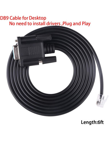Cable de Conector de Control Meade 505 1.83m DB9 a RS232