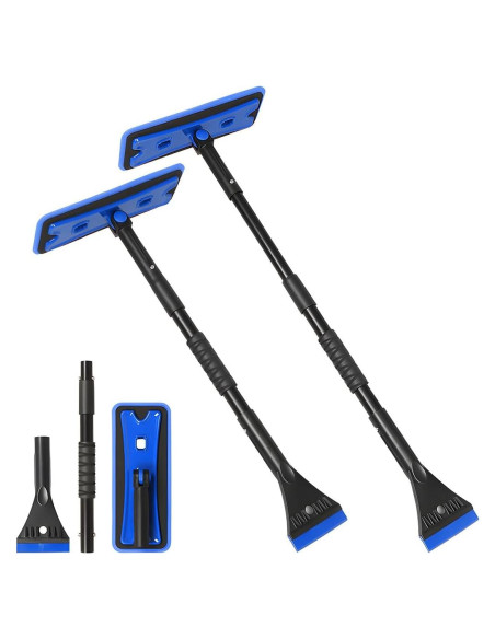 BELOMI Cepillo de Nieve 3 en 1 Desmontable Azul 91 cm BELOMI Cepillo de Nieve 3 en 1 Desmontable Azul 91 cm