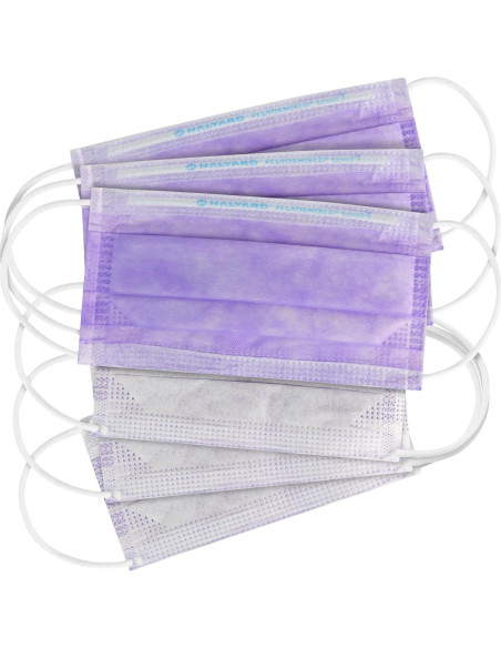 Mascarillas Desechables Halyard FLUIDSHIELD 1 Lavanda - 50 Unidades Mascarillas Desechables Halyard FLUIDSHIELD 1 Lavanda - 50 Unidades