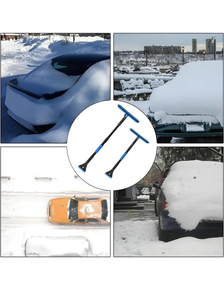 BELOMI Cepillo de Nieve 3 en 1 Desmontable Azul 91 cm BELOMI Cepillo de Nieve 3 en 1 Desmontable Azul 91 cm