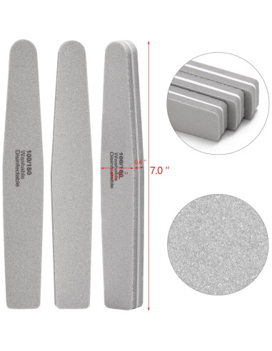 Bloques de Pulido de Uñas LoveBB 10 Pcs Doble Cara 100/180 Grano