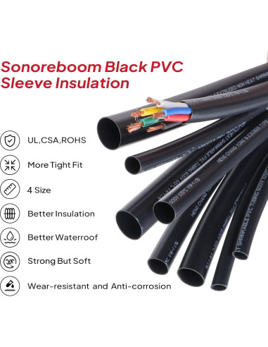 Manga de Aislamiento de Cable PVC 1/2" - 396 cm Sonoreboom