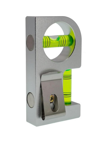 Regla de Nivel Mini Magnética The Yan He 85x45mm Aluminio