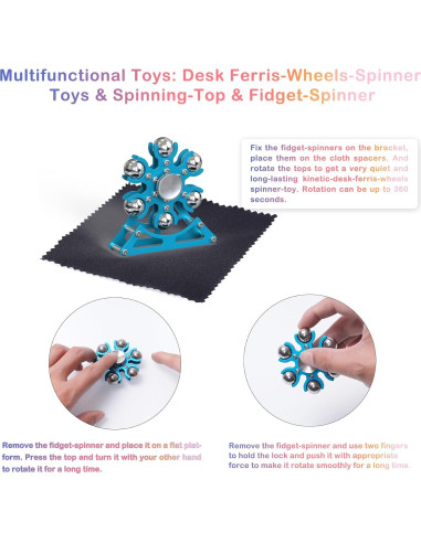 Spinner de Rueda de la Fortuna JoyJoltoy Antiestrés 6.6 cm
