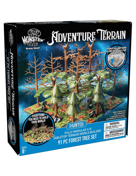 Conjunto de Árboles Bosque Monster 91 Piezas Modular 3D Conjunto de Árboles Bosque Monster 91 Piezas Modular 3D