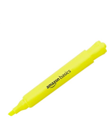 Marcadores Fluorescentes Amazon Basics Paquete de 12 Punta Chisel Marcadores Fluorescentes Amazon Basics Paquete de 12 Punta Chisel